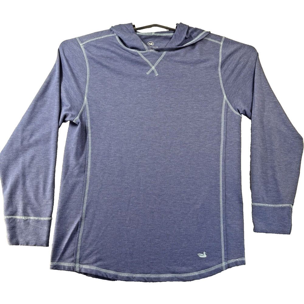Southern Marsh FieldTec Hoodie S Blue Long Sleeve Performance Preppy Outdoor
